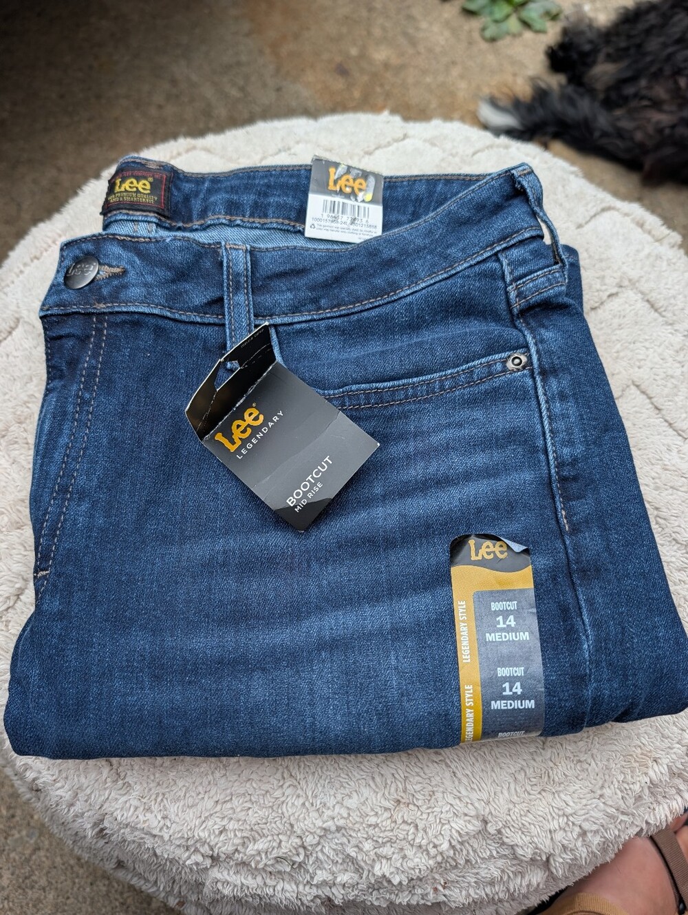 Women's NWT Lee Denim Bootcut Jeans Size 14